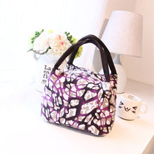 Portable Lunch Bag Owl Palm Totem Graffiti Insulated Canvas Food Picnic Bags For Women Kids Lunchbox Handbag BS2017