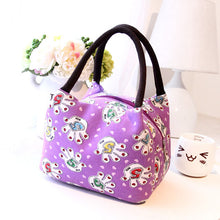 Portable Lunch Bag Owl Palm Totem Graffiti Insulated Canvas Food Picnic Bags For Women Kids Lunchbox Handbag BS2017