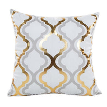 Gold Foil Printing Pillow Case home decorative throw pillow pillowcase