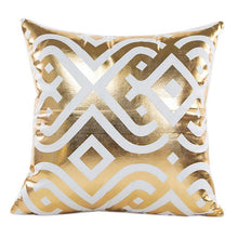 Gold Foil Printing Pillow Case home decorative throw pillow pillowcase