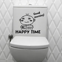 toilet stickers wall decorations diy vinyl adesivos de paredes home decal mual art waterproof posters paper #2050