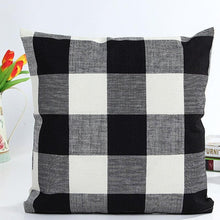 Super Deal  Plaid euro pillow cover
