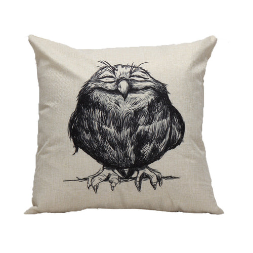 Owl Pillow Case decorative throw pillows lovely pillowcase for the pillow 45*45