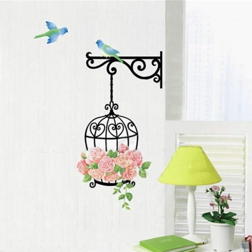 Super Deal Wall Sticker Creative Floral Stickers Decorative Mural Child Rooms adesivo de parede vinilos paredes HYM02