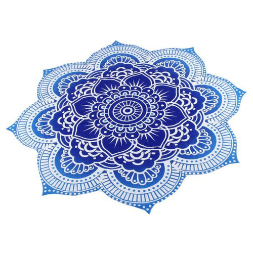Round Beach Pool Home Shower Towel Blanket Table Cloth Yoga Mat