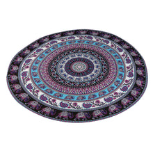 Round Beach Pool Home Shower Towel Blanket Table Cloth Yoga Mat