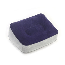PVC Air Travel Office Home Portable Inflatable Foot Rest Pillow Cushion Leg Up Footrest Relaxing Feet Tool Hot Sale