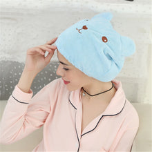 Microfiber Hair Turban Quickly Dry Hair Hat Wrapped Towel Bathing Cap