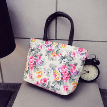 Fashion Women Girls Printing Canvas Shopping Handbag Shoulder Tote Shopper Bag