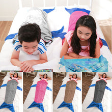 Mermaid Fish Tail Soft Warm Flanne Blanket Children Kid Sleeping Bag