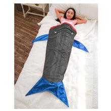 Mermaid Fish Tail Soft Warm Flanne Blanket Children Kid Sleeping Bag