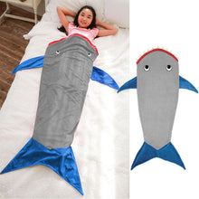 Mermaid Fish Tail Soft Warm Flanne Blanket Children Kid Sleeping Bag