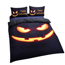 BeddingOutlet Happy Halloween 3D Bedding Set Twin Size Pumpkin Duvet Cover Queen Bed Set Bedclothes