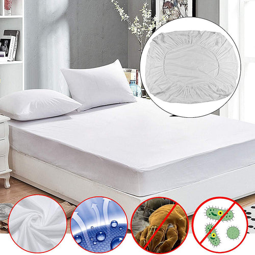Polyester Mattress Protector Cover Portable Travel Bedspread Textiles Anti Dust Mite Breathable Bed Sheet Bedding Accesories
