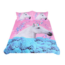 Unicorn Bedding Set  Duvet Cover Set  3-Piece