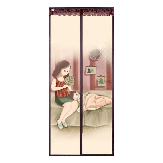 Summer Magnetic Door Screen Tulle Window Curtains Anti Mosquito Net Curtain Protector Flyscreen Worldwide